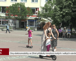 Dny elektromobility ve Zlíně přilákaly velké množství návštěvníků