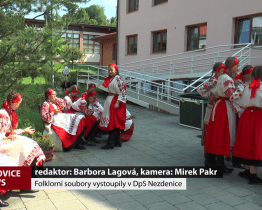 Folklorní soubory vystoupily v DpS Nezdenice