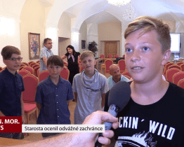 Starosta ocenil odvážné zachránce