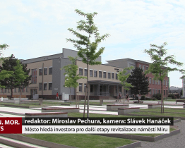 Město hledá investora pro další etapy revitalizace náměstí Míru