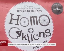 Rekordmanem soutěže Do práce na kole se stal David Vozár