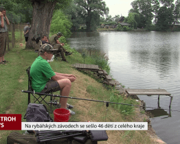 Na rybářských závodech se sešlo 46 dětí z celého kraje