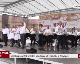 Veselský ryneček se letos uskuteční už v sobotu 6. července