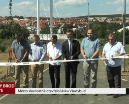 Město slavnostně otevřelo lávku Všudybud