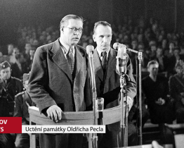 Uctění památky Oldřicha Pecla