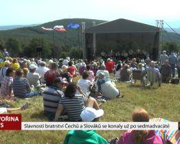 Slavnosti bratrstva Čechů a Slováků navštívili i zástupci Uherského Brodu