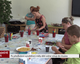 Po předložení vysvědčení měly děti volný vstup do muzea