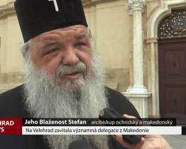 Na Velehrad zavítala významná delegace z Makedonie