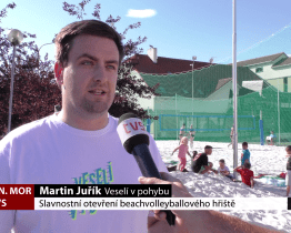 Slavnostní otevření beachvolejbalového hřiště