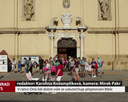 V rámci Dnů lidí dobré vůle se uskutečňuje přepisování Bible