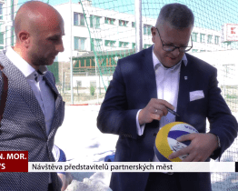 Návštěva představitelů partnerských měst