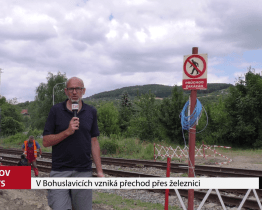 V Bohuslavicích vzniká přechod přes železnici