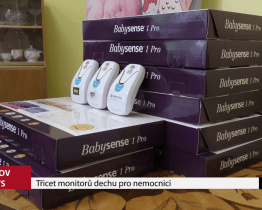 Třicet monitorů dechu pro nemocnici