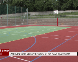 Základní škola Mariánské náměstí má nové sportoviště