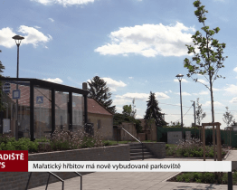 Mařatický hřbitov má nově vybudované parkoviště