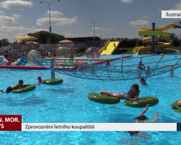 Zprovoznění letního koupaliště ve Veselí