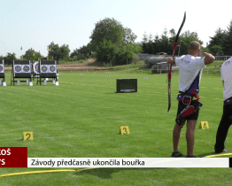 Lukostřelecké závody předčasně ukončila bouřka