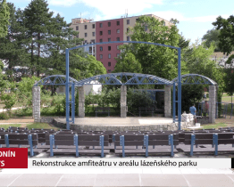Rekonstrukce amfiteátru v areálu lázeňského parku