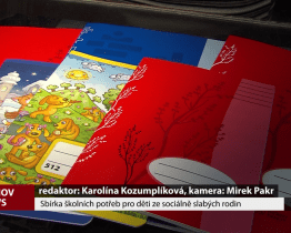 Sbírka školních potřeb pro děti ze sociálně slabých rodin