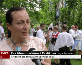 Art mlýn ožil festivalem Mlýnské kolo