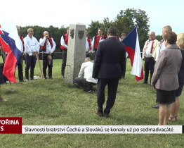 Slavnosti bratrství Čechů a Slováků se konaly už po sedmadvacáté