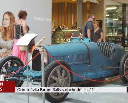 Ochutnávka Barum Rally v obchodní pasáži ve Zlíně