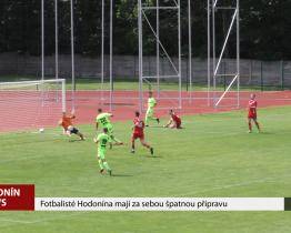 Fotbalisté Hodonína mají za sebou špatnou přípravu
