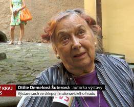 Výstava soch ve sklepení malenovického hradu 