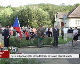 Vzpomínková akce u příležitosti 75. výročí letecké bitvy nad Bílými Karpaty