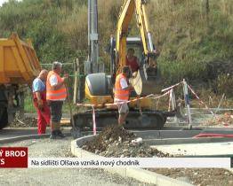 Na sídlišti Olšava vzniká nový chodník 