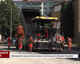 Velkoplošné opravy komunikací neminuly ani Uherské Hradiště