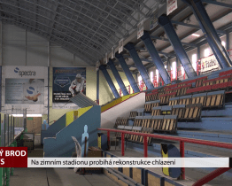 Na zimním stadionu probíhá rekonstrukce chlazení