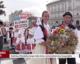 Dožínky Zlínského kraje měly letos výjimečně dva hospodáře