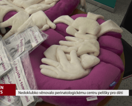 Nedoklubko věnovalo perinatologickému centru pelíšky pro děti