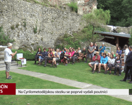 Na Cyrilometodějskou stezku se poprvé vydali poutníci