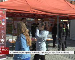 V rámci happeningu se přihlásilo 124 nových dárců kostní dřeně