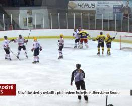 Slovácké derby ovládli hokejisté Uherského Brodu