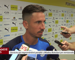 Slovácko po neproměněné penaltě jen remizovalo s Mladou Boleslaví