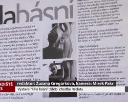 Výstava Těla básní zdobí chodby Reduty