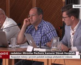 Rozpočet města v prvním pololetí eviduje přebytek 61 milionů