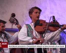 Burčákové posezení u Zarazických sklepů se letos konalo pošesté