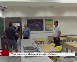 Půdní vestavba udělala prostor novým učebnám