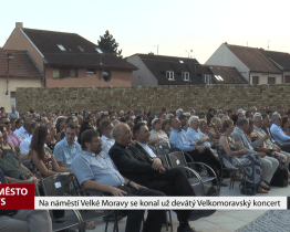 Na náměstí Velké Moravy se konal devátý Velkomoravský koncert