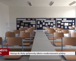 Nástup do školy žákům zpříjemnily modernizované učebny