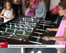 Slavnostní otevření Zašívárny v knihovně