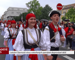 Letošní Slavnosti vína a otevřených památek doprovázel déšť