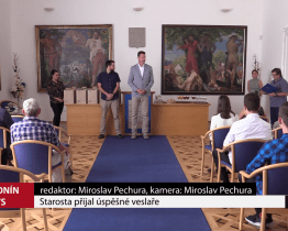 Starosta Hodonína přijal úspěšné veslaře