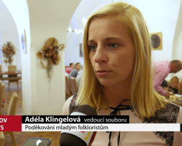 Poděkování mladým folkloristům
