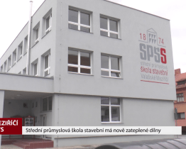 Střední průmyslová škola stavební má nově zateplené dílny