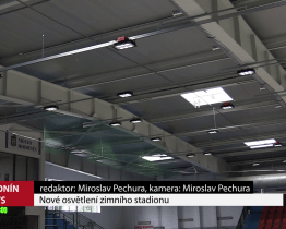 Nové osvětlení zimního stadionu